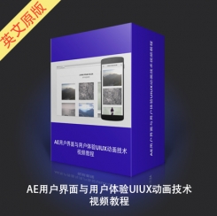 AE用户界面与用户体验UIUX动画技术视频教程