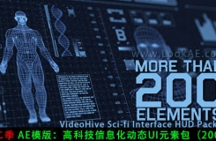 第二季高科技信息化UI元素包VideoHive Sci-fi Interface HUD Package