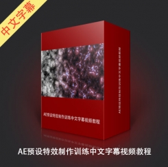 AE预设特效制作训练中文字幕视频教程