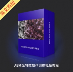 AE预设特效制作训练视频教程