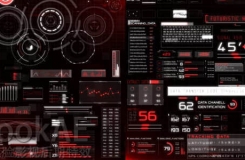 第七季 187种HUD高科技信息化动态UI元素包