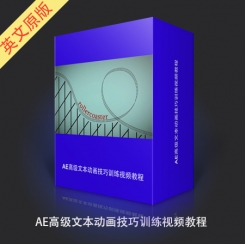 AE高级文本动画技巧训练视频教程