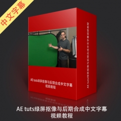 AE tuts绿屏抠像与后期合成中文字幕视频教程